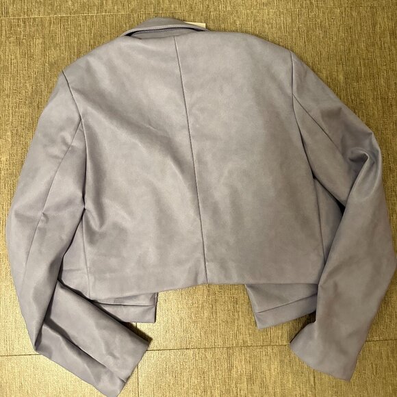 7 for all Mankind Blazer and Shorts Faux Leather Set - Picture 3 of 7